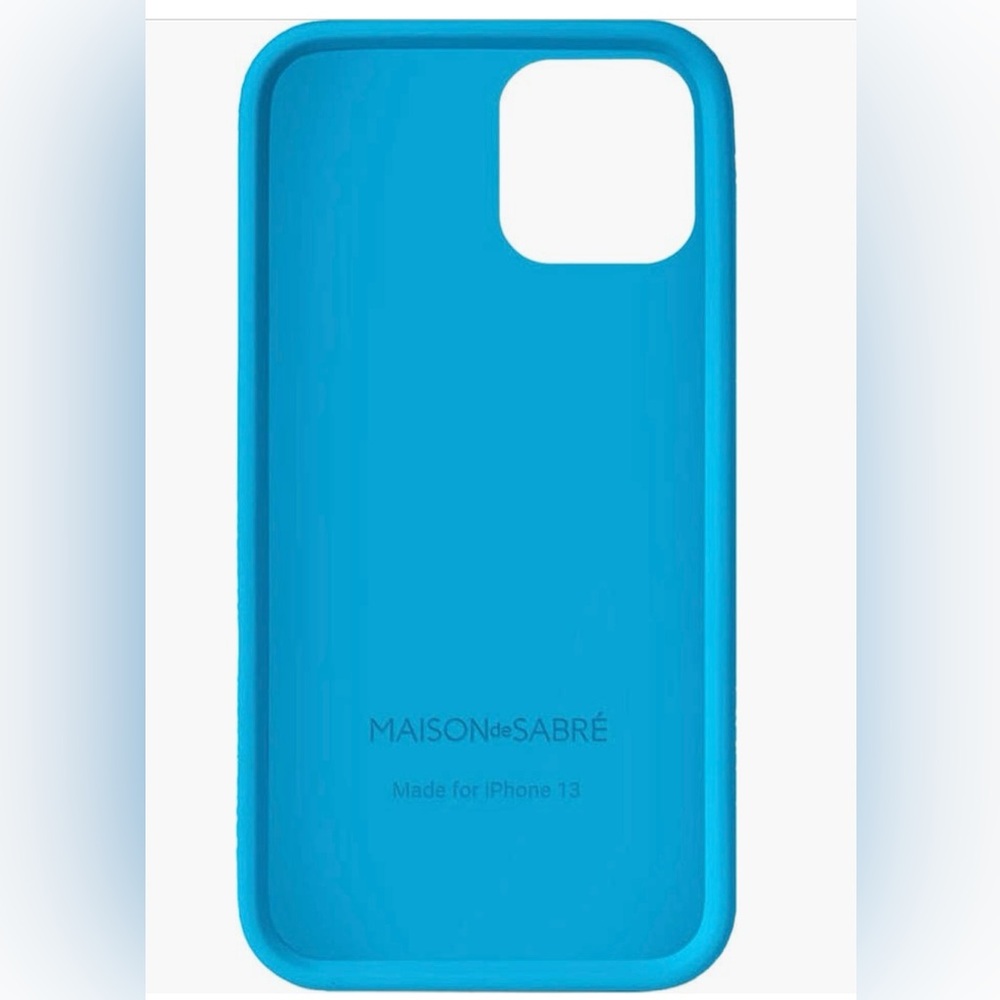 Maison de Sabré Jelligrain Silicone Blue iPhone 13 Case